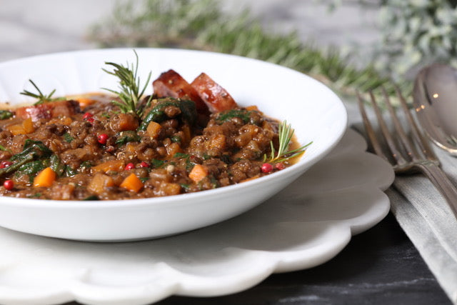 Blog to Belly: Full Protein Green Lentil Stew